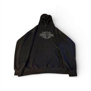 Harley-Davidson Black Hoodie with Logo
